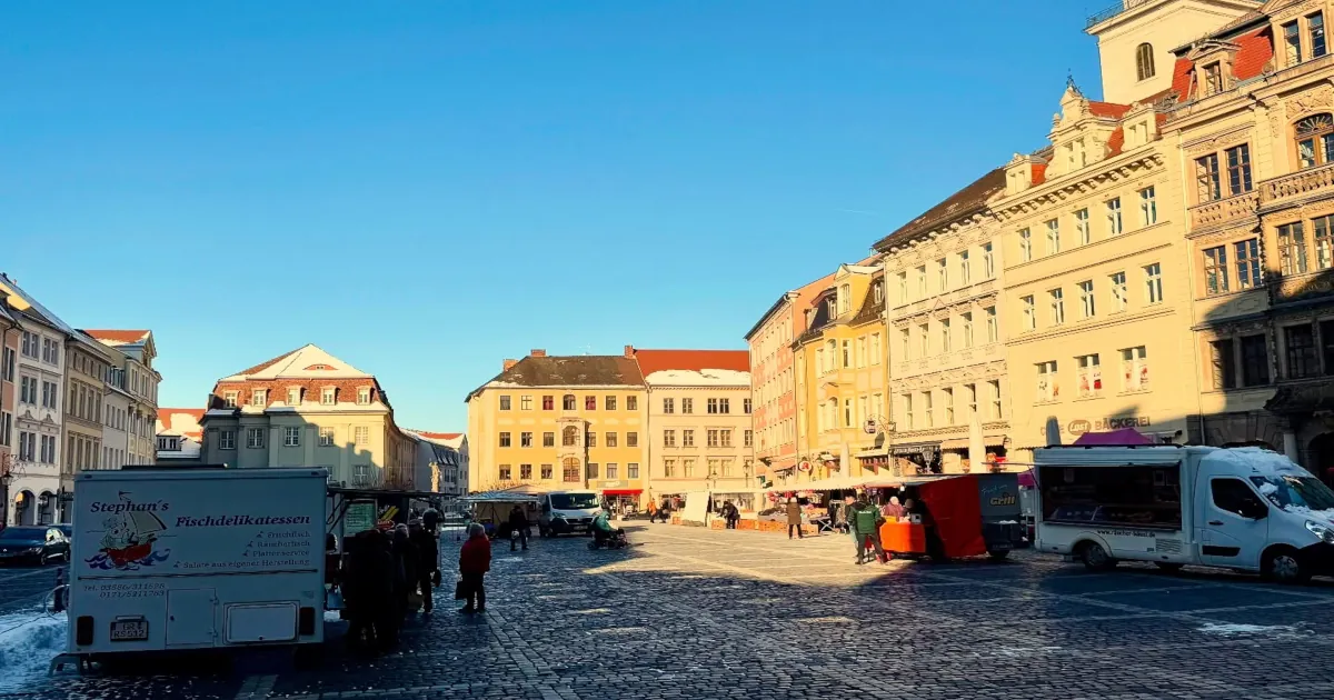 Středeční trhy Marktplatz Žitava