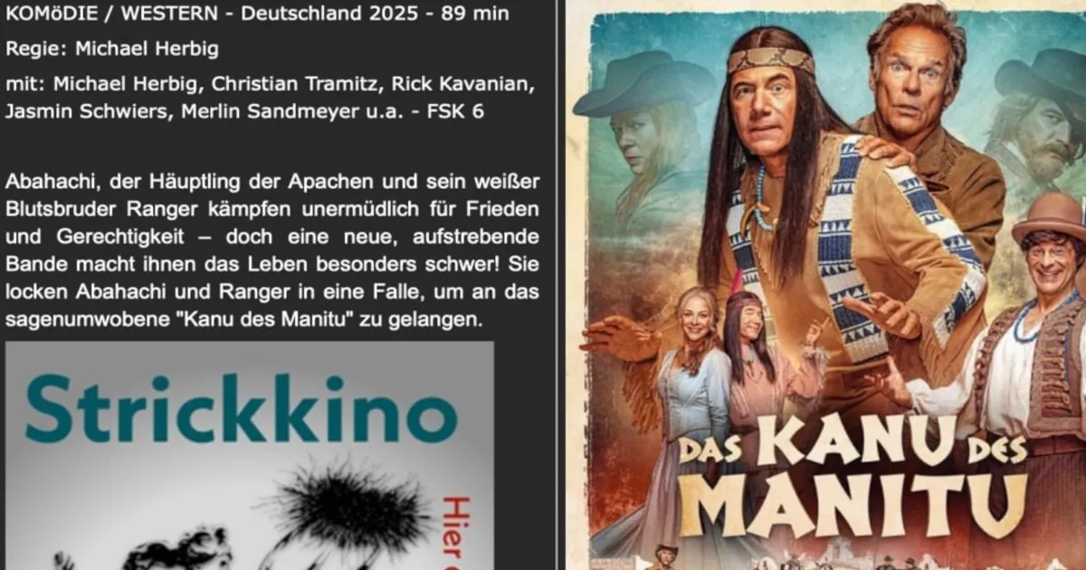 Kino Großhennersdorf Das kanu des Manitu